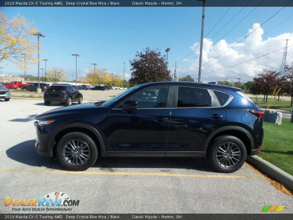 2019 Mazda CX-5 Touring AWD Deep Crystal Blue Mica / Black Photo #2