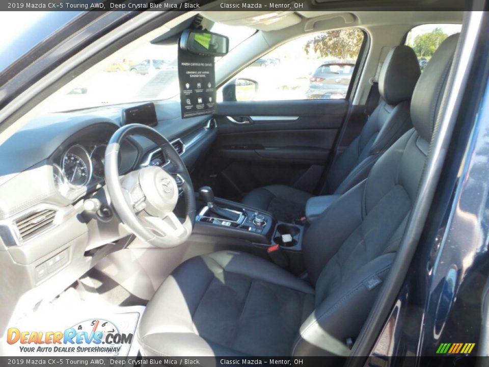 2019 Mazda CX-5 Touring AWD Deep Crystal Blue Mica / Black Photo #3