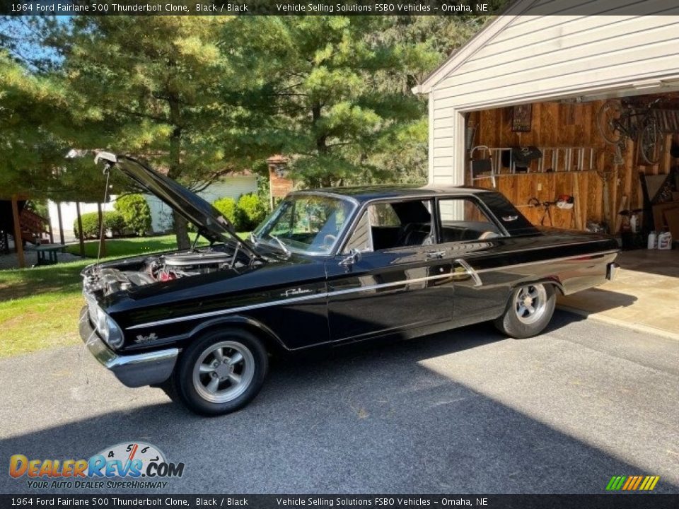 1964 Ford Fairlane 500 Thunderbolt Clone Black / Black Photo #1