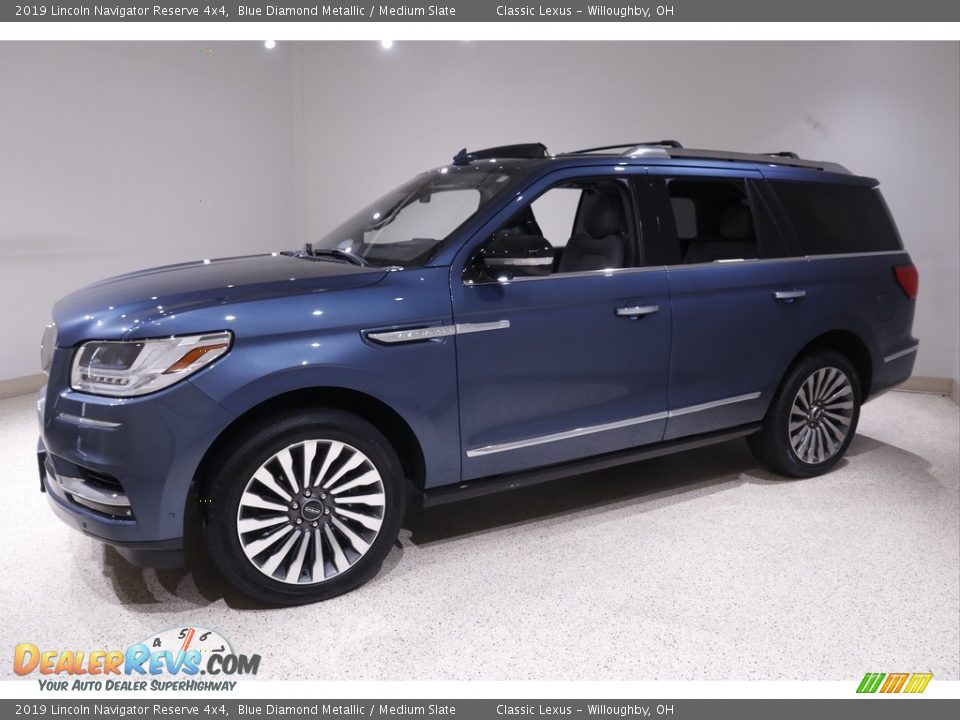 Blue Diamond Metallic 2019 Lincoln Navigator Reserve 4x4 Photo #3