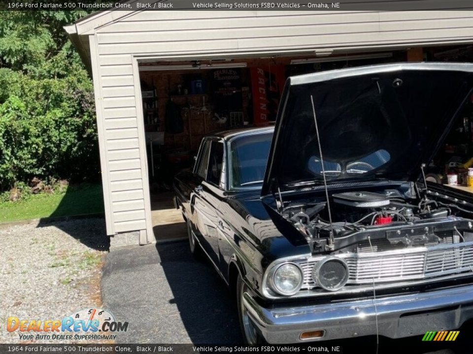 1964 Ford Fairlane 500 Thunderbolt Clone Black / Black Photo #3