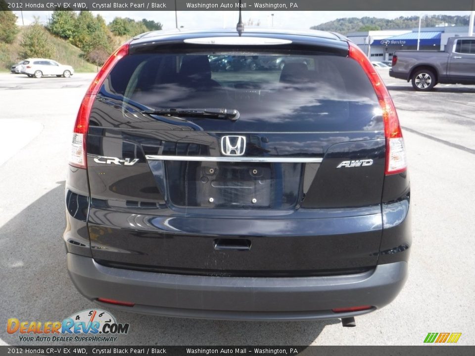 2012 Honda CR-V EX 4WD Crystal Black Pearl / Black Photo #10