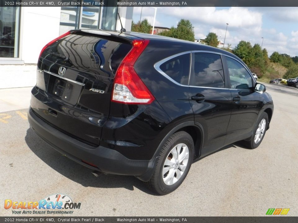 2012 Honda CR-V EX 4WD Crystal Black Pearl / Black Photo #11