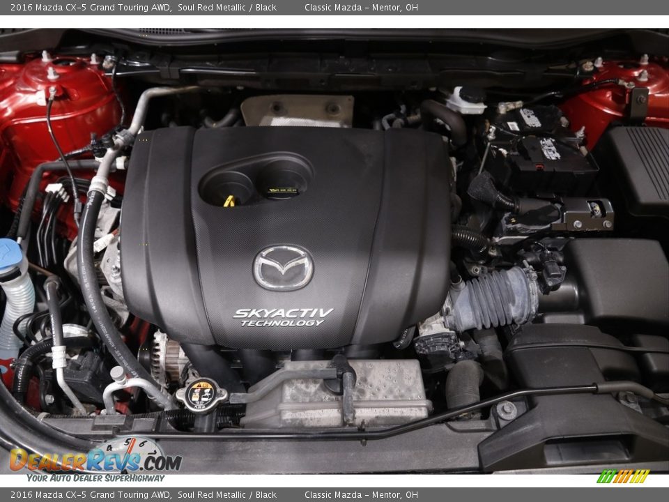 2016 Mazda CX-5 Grand Touring AWD Soul Red Metallic / Black Photo #17