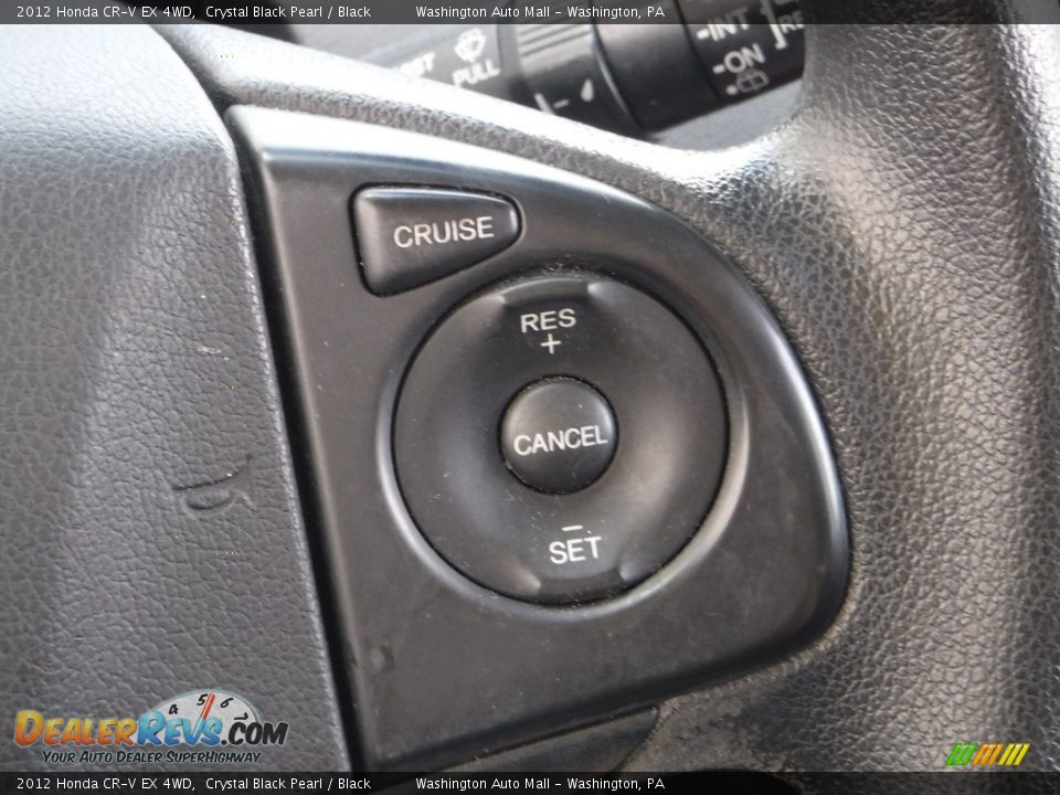 2012 Honda CR-V EX 4WD Crystal Black Pearl / Black Photo #24