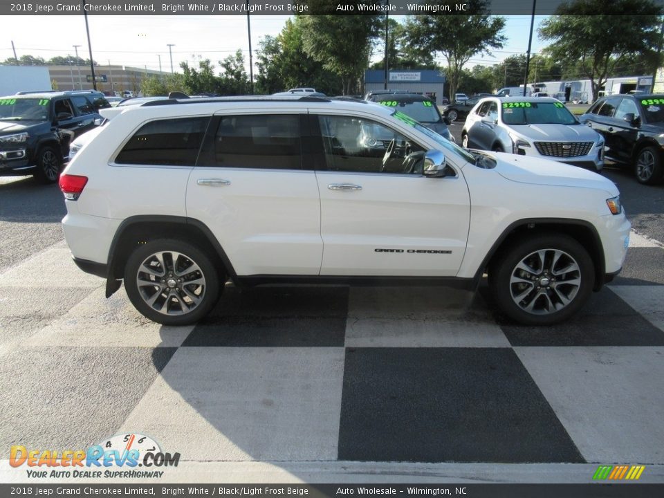 2018 Jeep Grand Cherokee Limited Bright White / Black/Light Frost Beige Photo #3