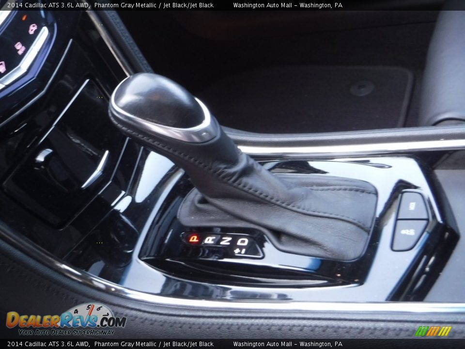 2014 Cadillac ATS 3.6L AWD Phantom Gray Metallic / Jet Black/Jet Black Photo #19