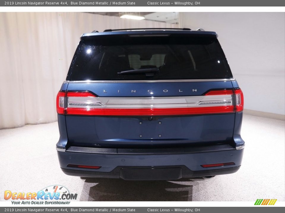 2019 Lincoln Navigator Reserve 4x4 Blue Diamond Metallic / Medium Slate Photo #24