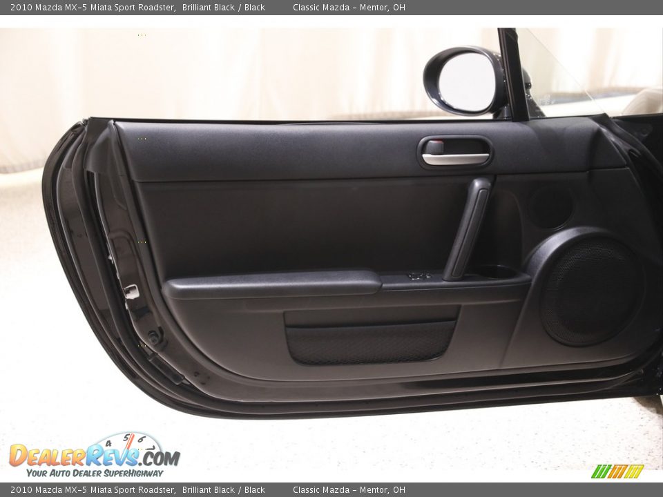 2010 Mazda MX-5 Miata Sport Roadster Brilliant Black / Black Photo #5
