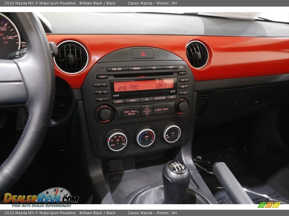 2010 Mazda MX-5 Miata Sport Roadster Brilliant Black / Black Photo #10