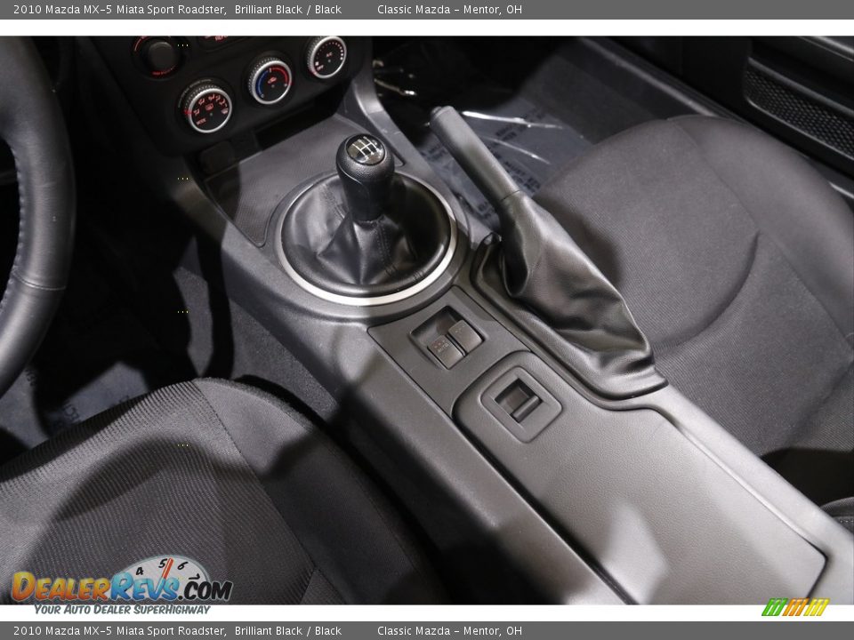 2010 Mazda MX-5 Miata Sport Roadster Brilliant Black / Black Photo #11