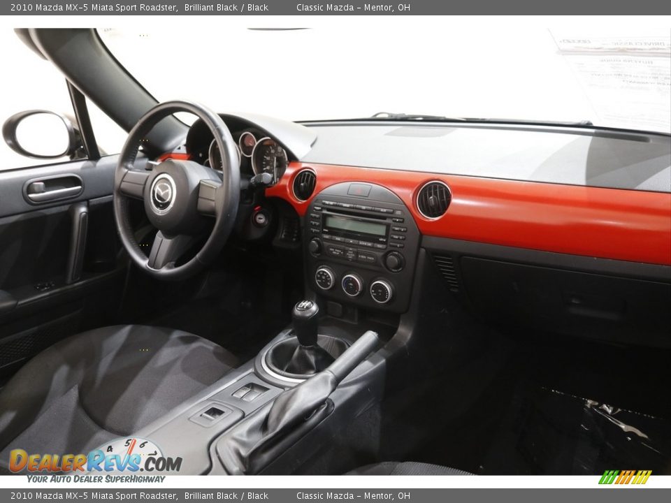 2010 Mazda MX-5 Miata Sport Roadster Brilliant Black / Black Photo #14