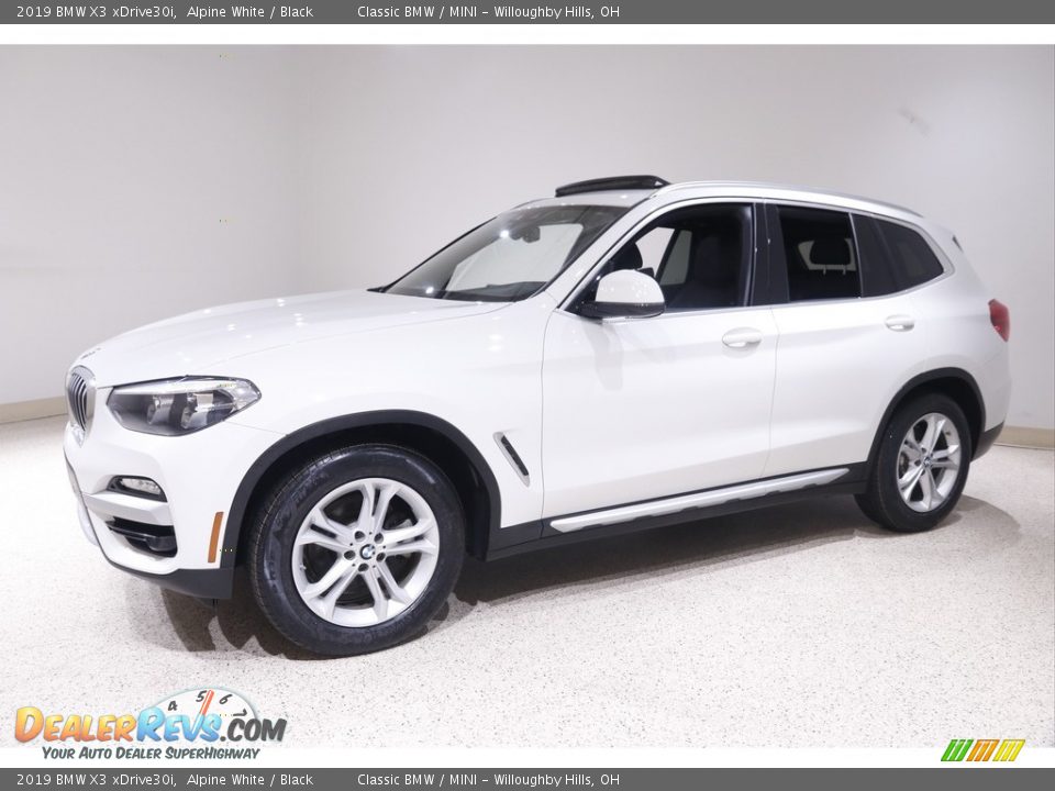 2019 BMW X3 xDrive30i Alpine White / Black Photo #3