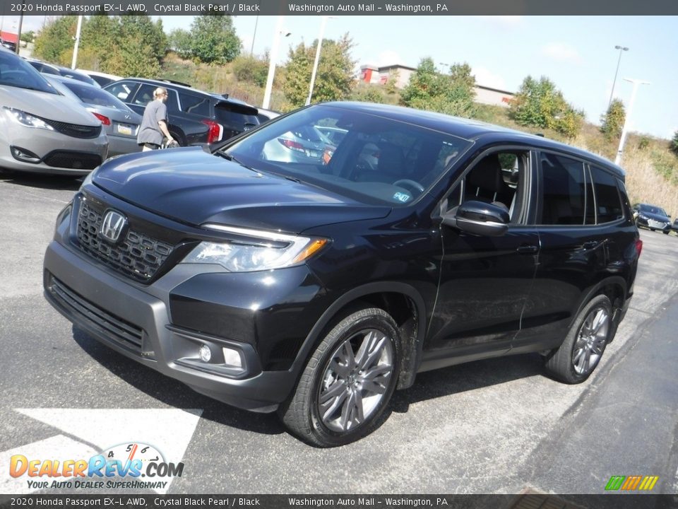 2020 Honda Passport EX-L AWD Crystal Black Pearl / Black Photo #6