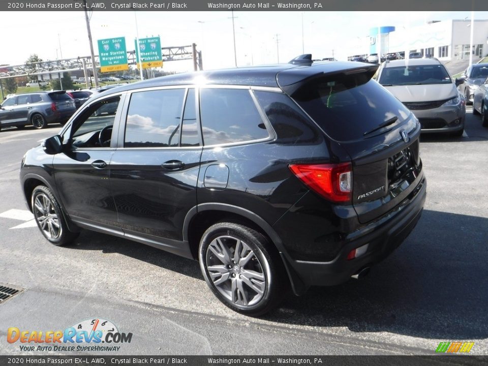 2020 Honda Passport EX-L AWD Crystal Black Pearl / Black Photo #8
