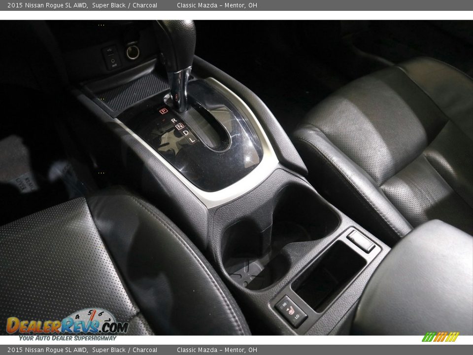 2015 Nissan Rogue SL AWD Super Black / Charcoal Photo #13