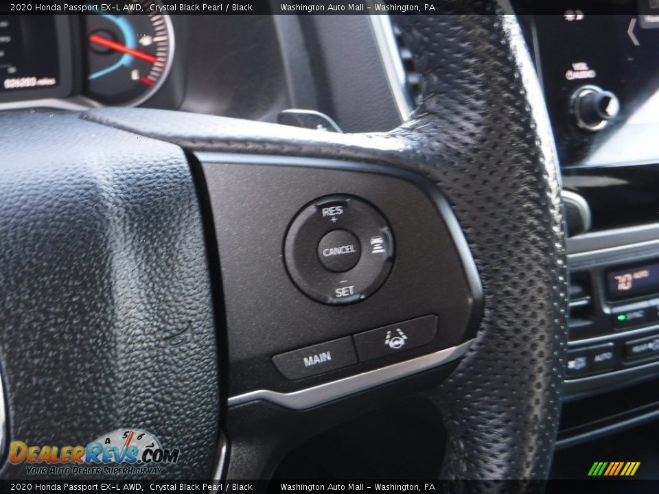 2020 Honda Passport EX-L AWD Crystal Black Pearl / Black Photo #26