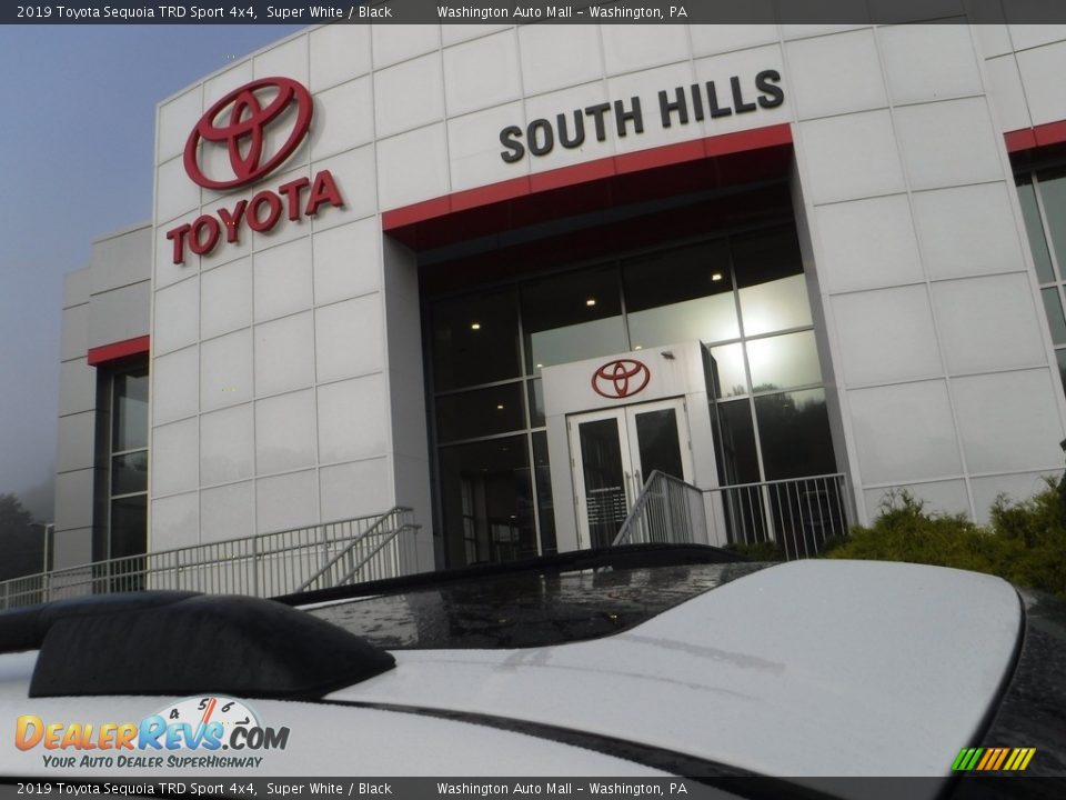 2019 Toyota Sequoia TRD Sport 4x4 Super White / Black Photo #3