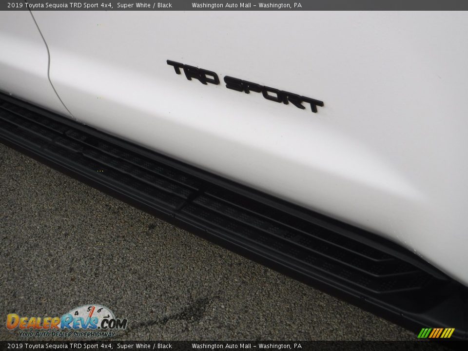 2019 Toyota Sequoia TRD Sport 4x4 Super White / Black Photo #12
