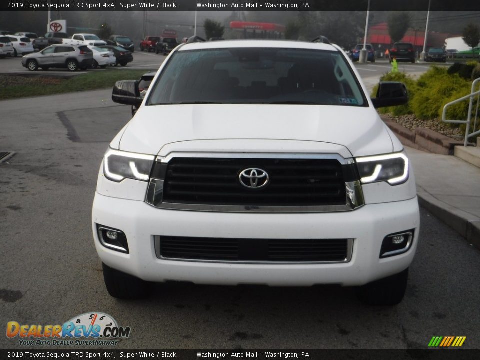 2019 Toyota Sequoia TRD Sport 4x4 Super White / Black Photo #13