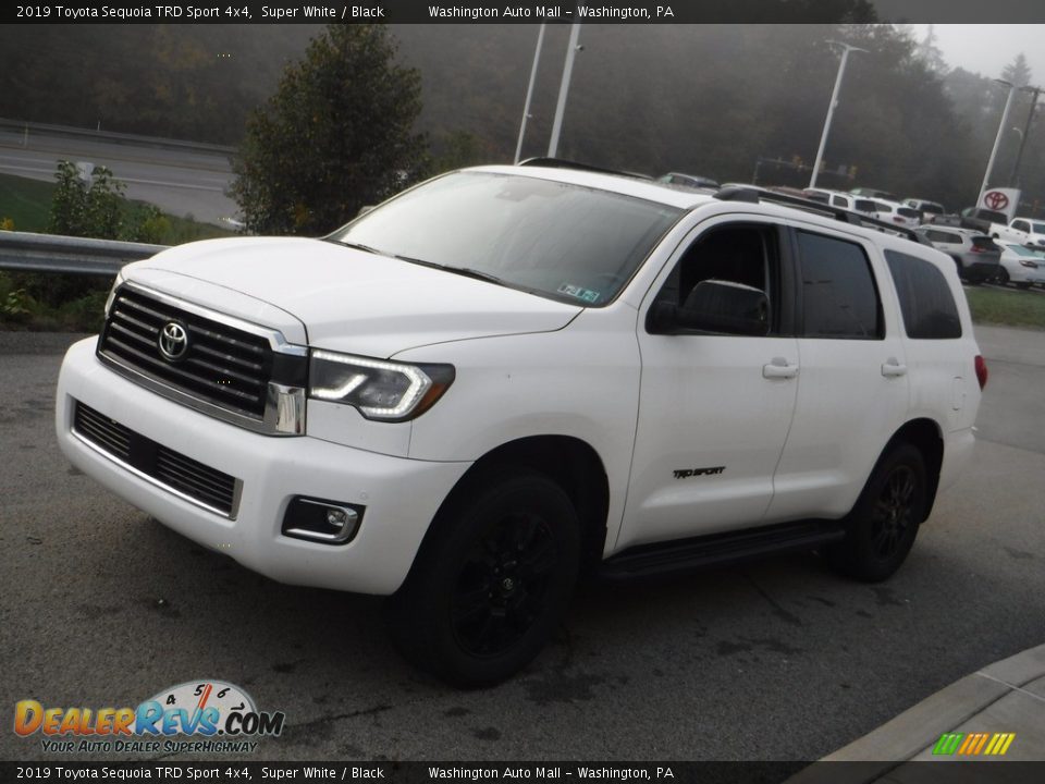 2019 Toyota Sequoia TRD Sport 4x4 Super White / Black Photo #14