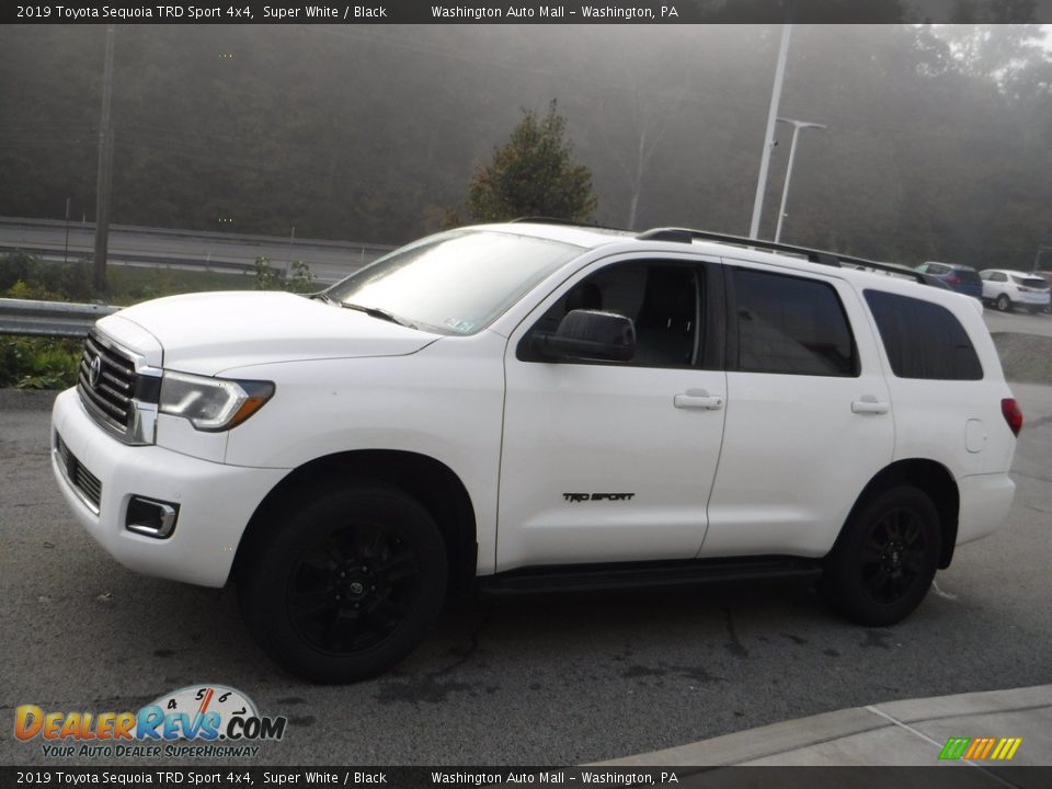 2019 Toyota Sequoia TRD Sport 4x4 Super White / Black Photo #15