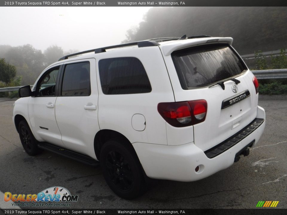 2019 Toyota Sequoia TRD Sport 4x4 Super White / Black Photo #16
