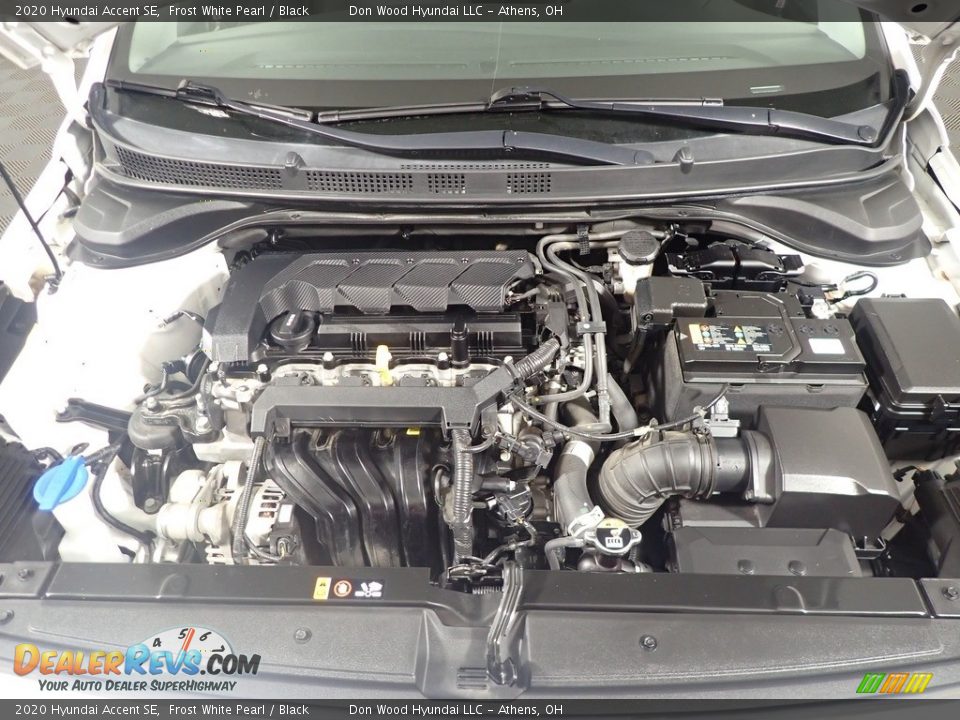 2020 Hyundai Accent SE Frost White Pearl / Black Photo #7