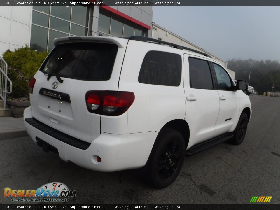 2019 Toyota Sequoia TRD Sport 4x4 Super White / Black Photo #18