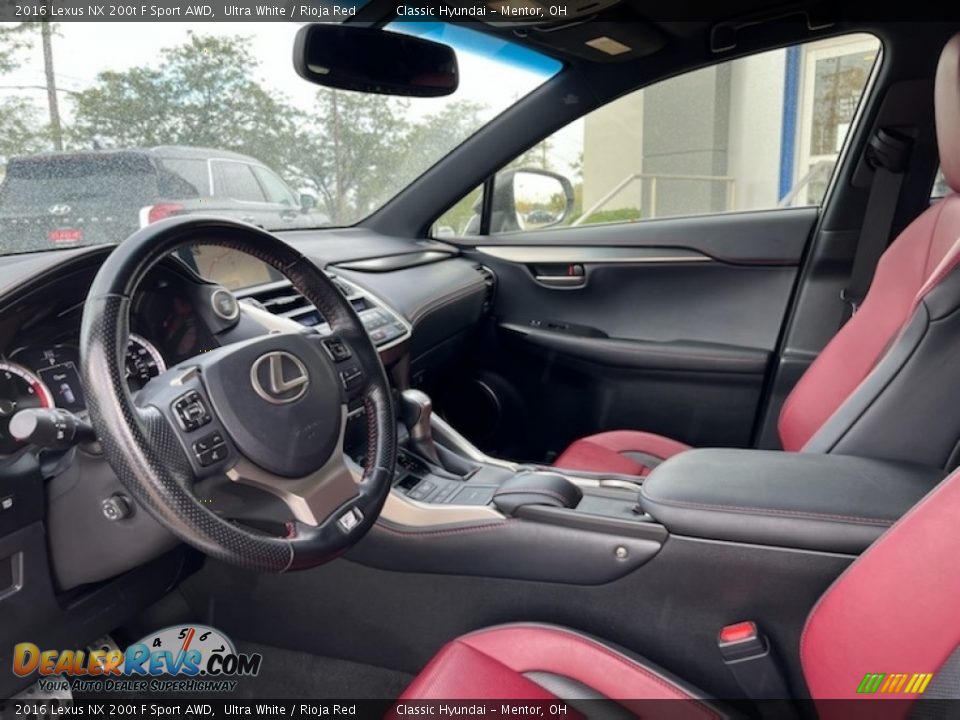 Front Seat of 2016 Lexus NX 200t F Sport AWD Photo #3