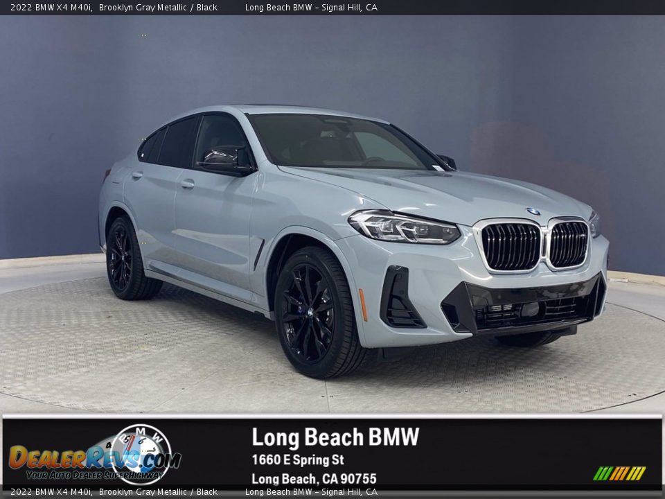 2022 BMW X4 M40i Brooklyn Gray Metallic / Black Photo #1