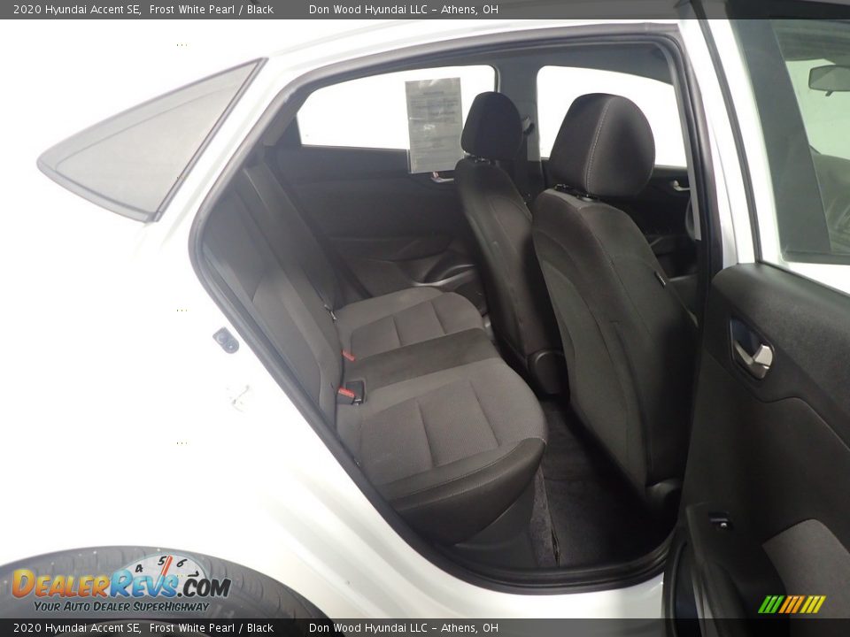 2020 Hyundai Accent SE Frost White Pearl / Black Photo #36