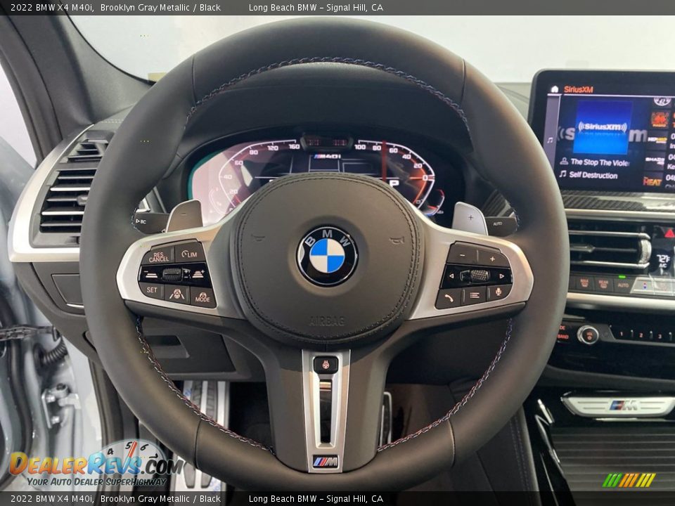 2022 BMW X4 M40i Steering Wheel Photo #15