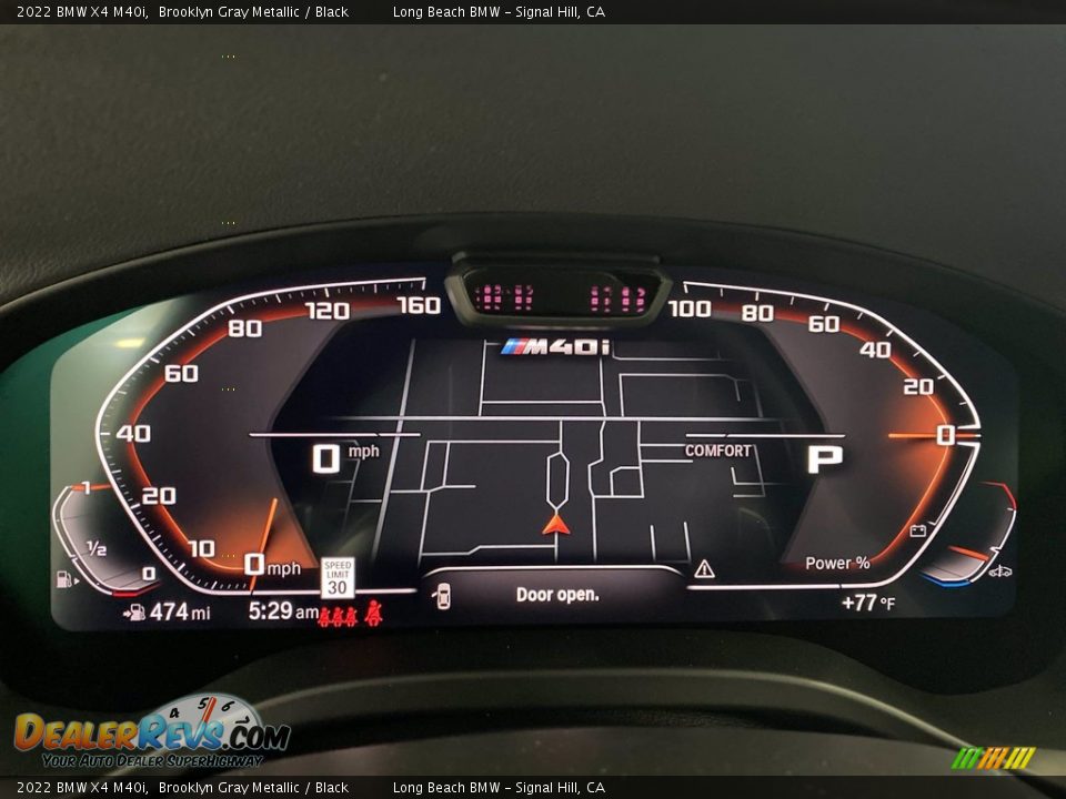 2022 BMW X4 M40i Gauges Photo #18