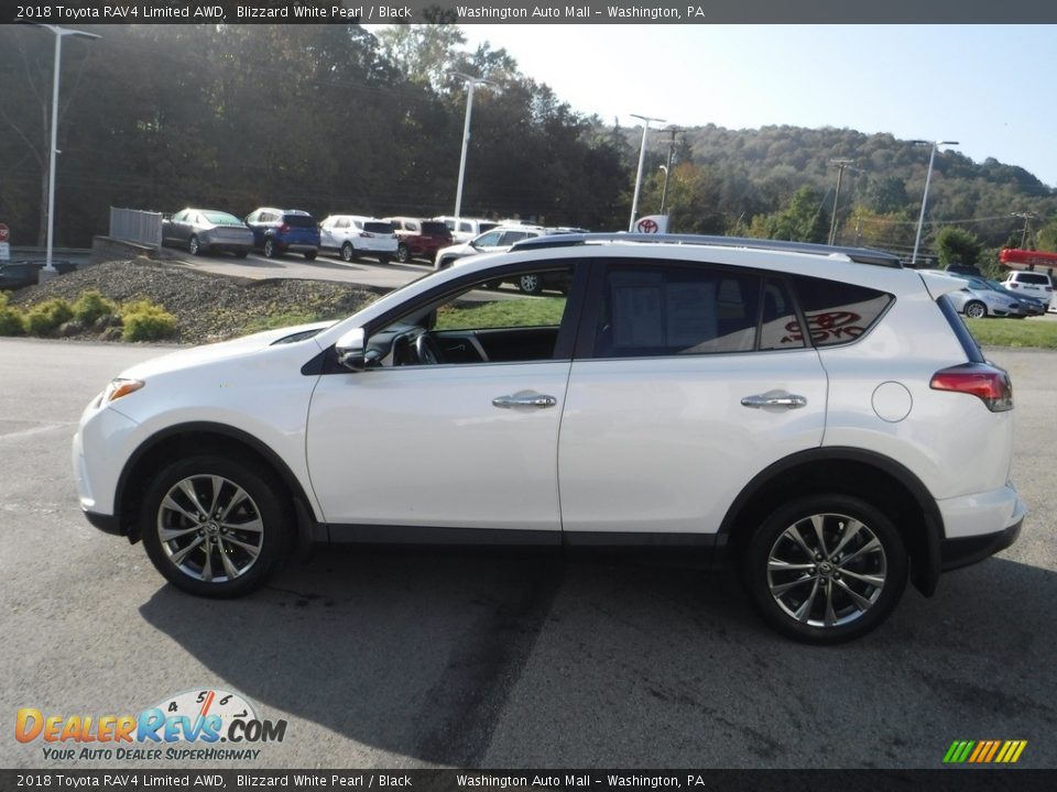 2018 Toyota RAV4 Limited AWD Blizzard White Pearl / Black Photo #15