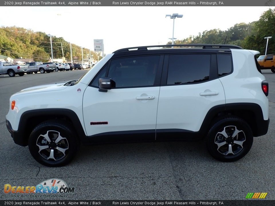 2020 Jeep Renegade Trailhawk 4x4 Alpine White / Black Photo #2