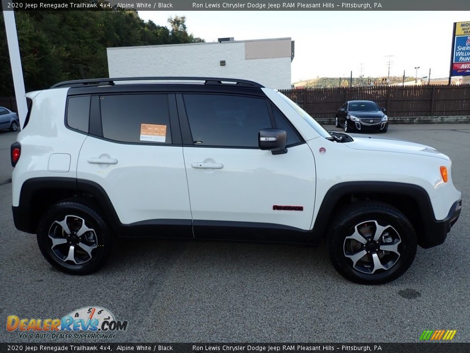 2020 Jeep Renegade Trailhawk 4x4 Alpine White / Black Photo #7