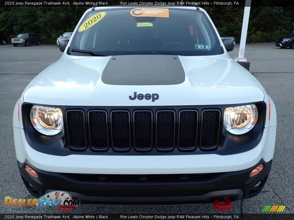 2020 Jeep Renegade Trailhawk 4x4 Alpine White / Black Photo #9