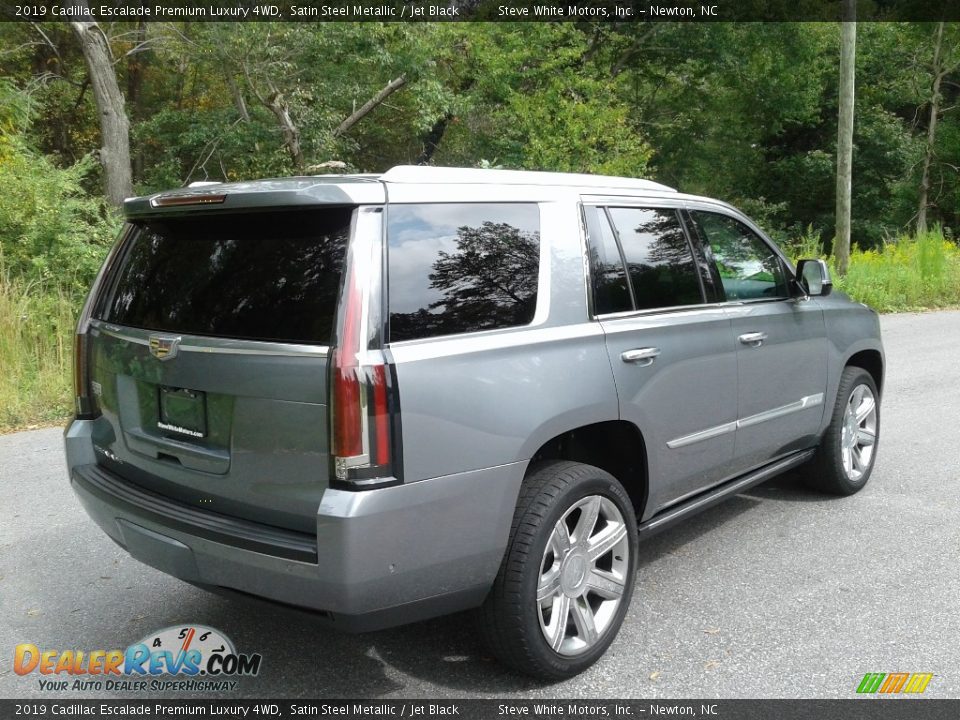 2019 Cadillac Escalade Premium Luxury 4WD Satin Steel Metallic / Jet Black Photo #7