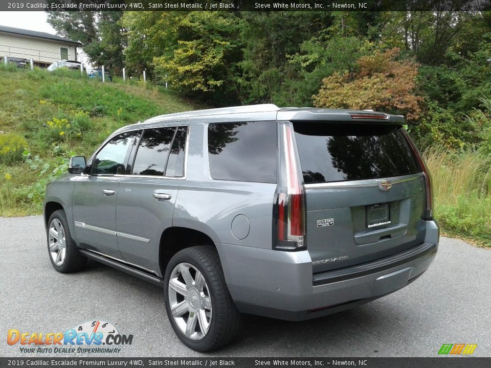 2019 Cadillac Escalade Premium Luxury 4WD Satin Steel Metallic / Jet Black Photo #9