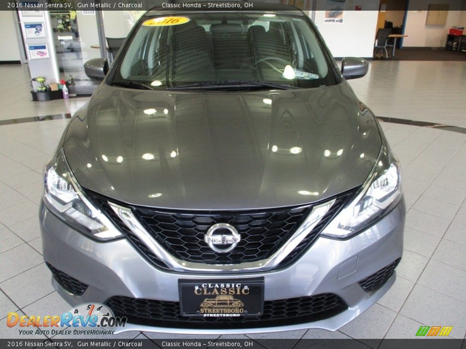 2016 Nissan Sentra SV Gun Metallic / Charcoal Photo #2