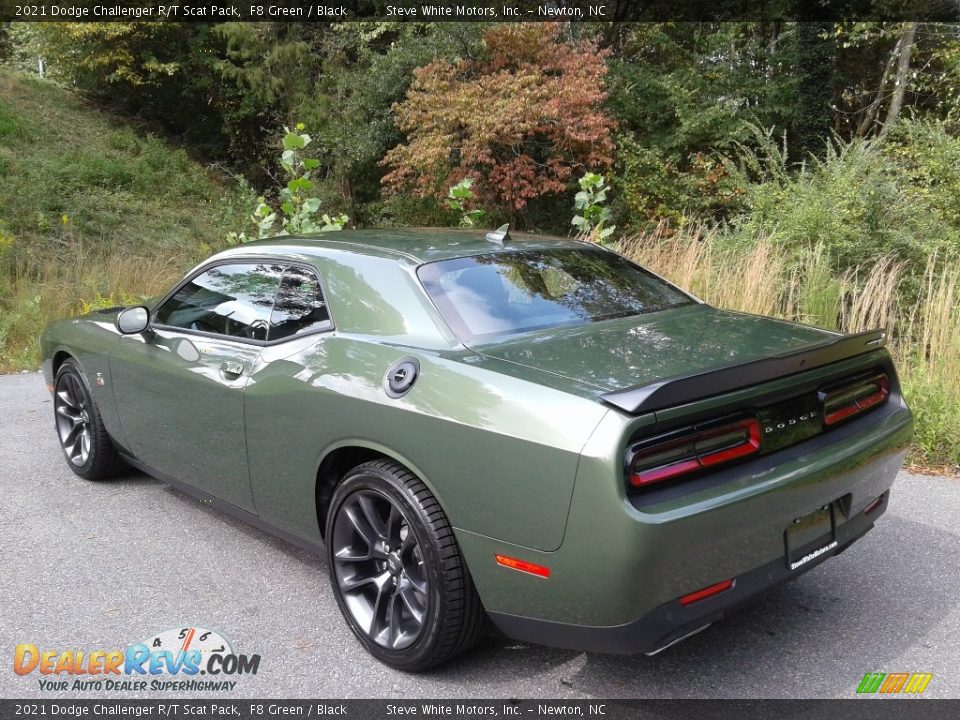 2021 Dodge Challenger R/T Scat Pack F8 Green / Black Photo #8
