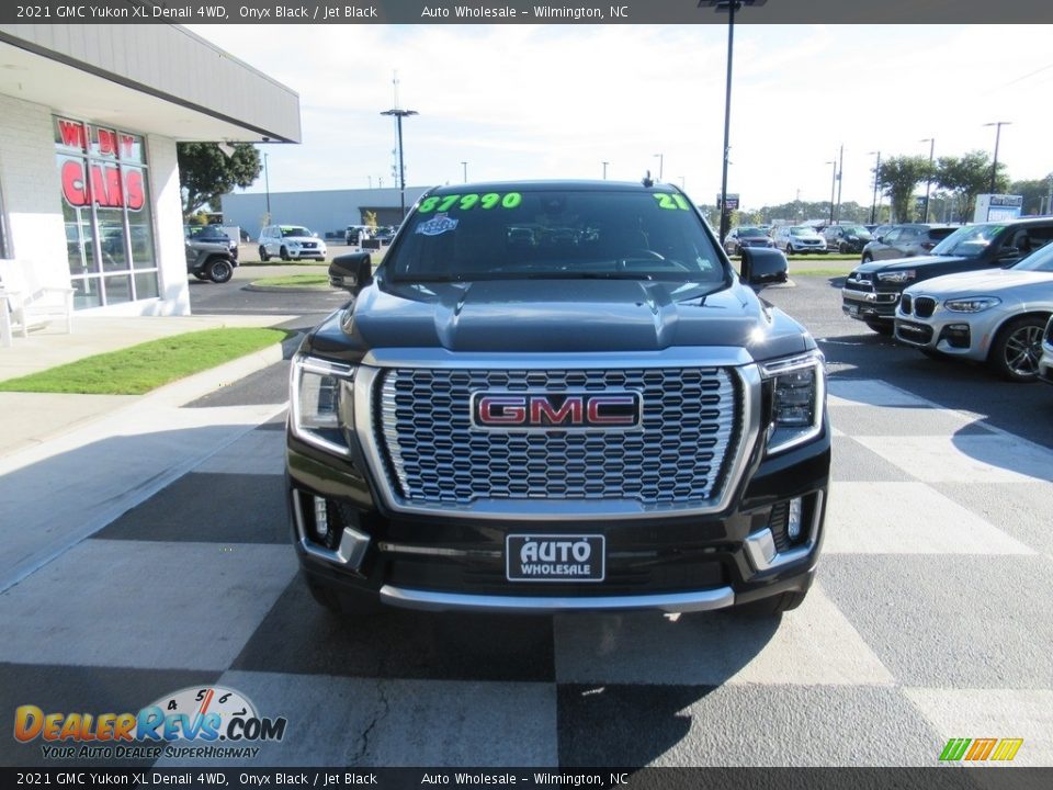 2021 GMC Yukon XL Denali 4WD Onyx Black / Jet Black Photo #2