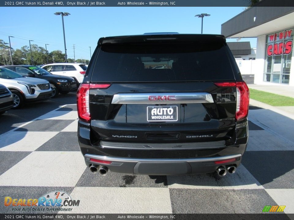 2021 GMC Yukon XL Denali 4WD Onyx Black / Jet Black Photo #4