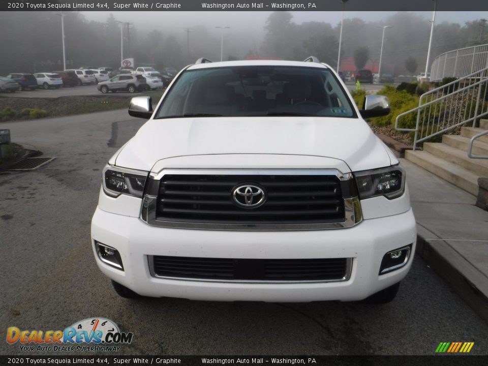 2020 Toyota Sequoia Limited 4x4 Super White / Graphite Photo #13