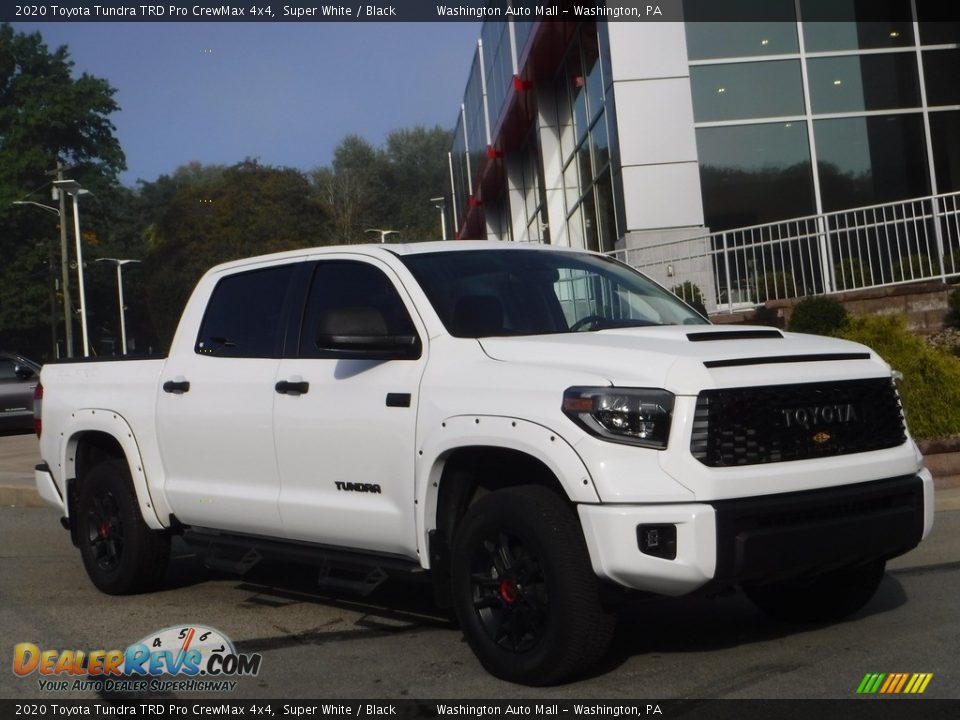 2020 Toyota Tundra TRD Pro CrewMax 4x4 Super White / Black Photo #1