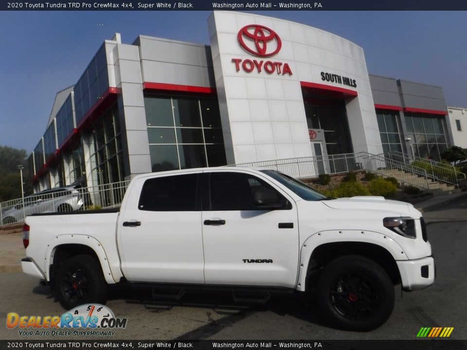2020 Toyota Tundra TRD Pro CrewMax 4x4 Super White / Black Photo #2