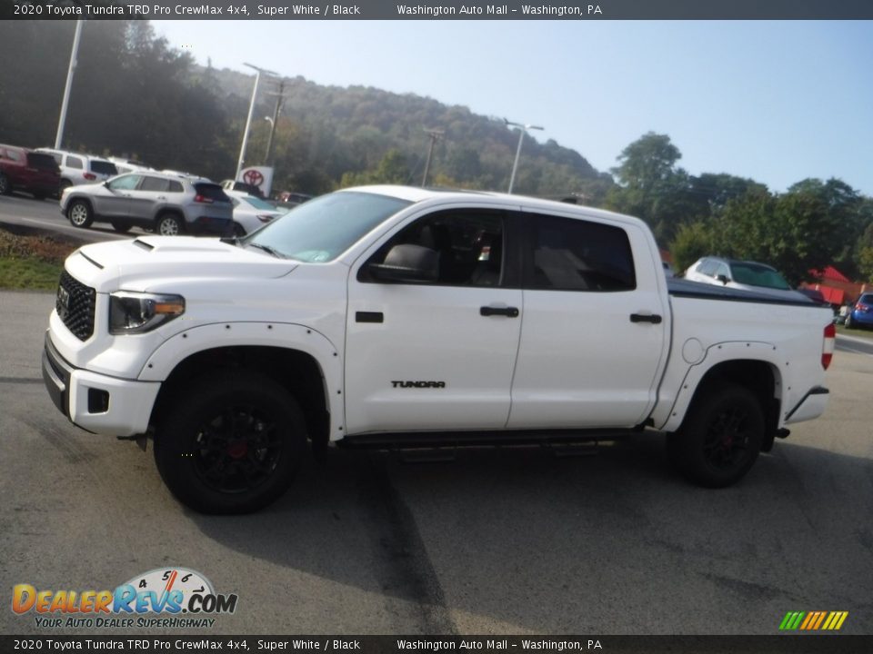 2020 Toyota Tundra TRD Pro CrewMax 4x4 Super White / Black Photo #14