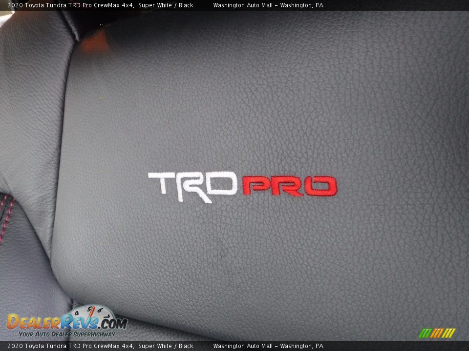 2020 Toyota Tundra TRD Pro CrewMax 4x4 Super White / Black Photo #28