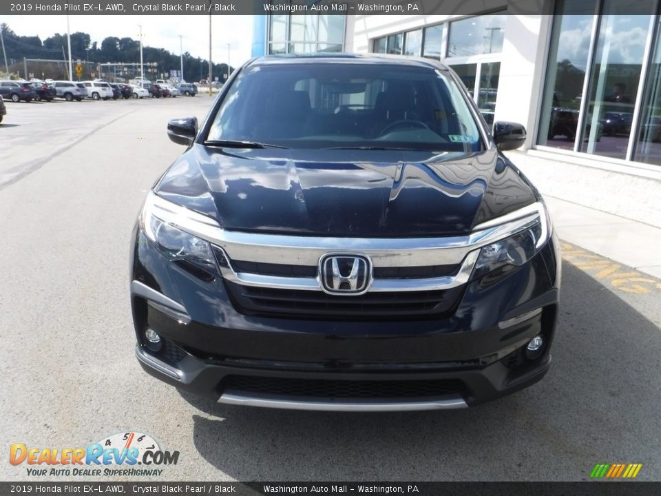 2019 Honda Pilot EX-L AWD Crystal Black Pearl / Black Photo #4